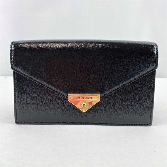 Michael Kors Grace Small Women's Patent Leather Envelope Clutch Bag - FCM40